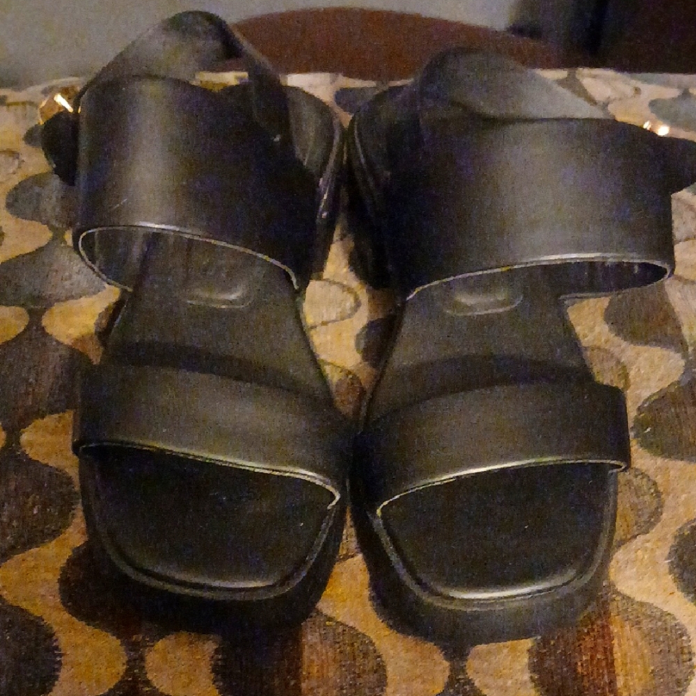 Black Strappy Sandals